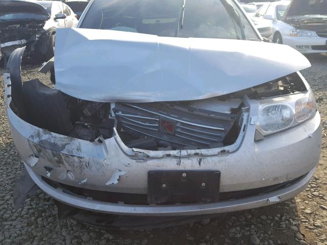 1G8AJ55F67Z199101 - 2007 SATURN ION LEVEL SILVER photo 9