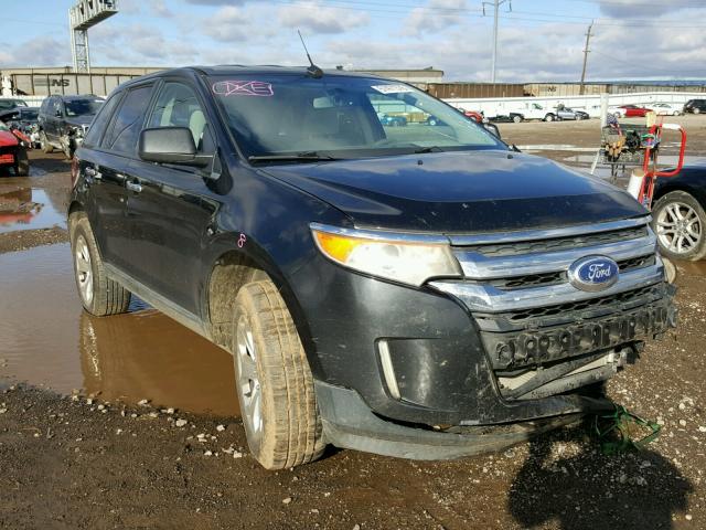 2FMDK3JC3BBA13490 - 2011 FORD EDGE SEL BLACK photo 1