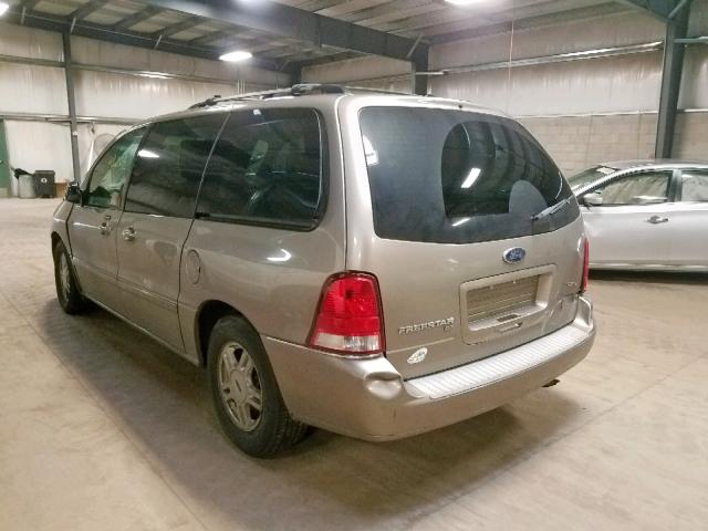 2FMZA522X4BA38108 - 2004 FORD FREESTAR S BROWN photo 3