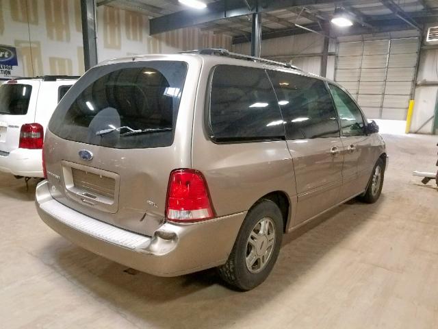 2FMZA522X4BA38108 - 2004 FORD FREESTAR S BROWN photo 4