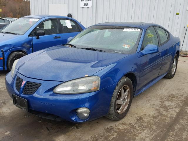 2G2WS522541237694 - 2004 PONTIAC GRAND PRIX Կապույտ լուսանկար 2