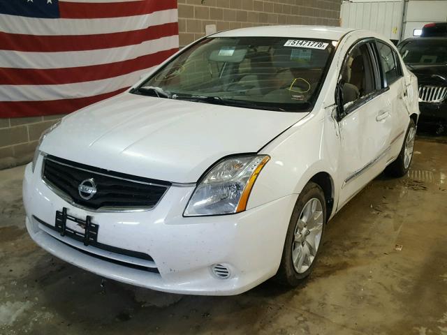 3N1AB6AP4AL655489 - 2010 NISSAN SENTRA 2.0 WHITE photo 2