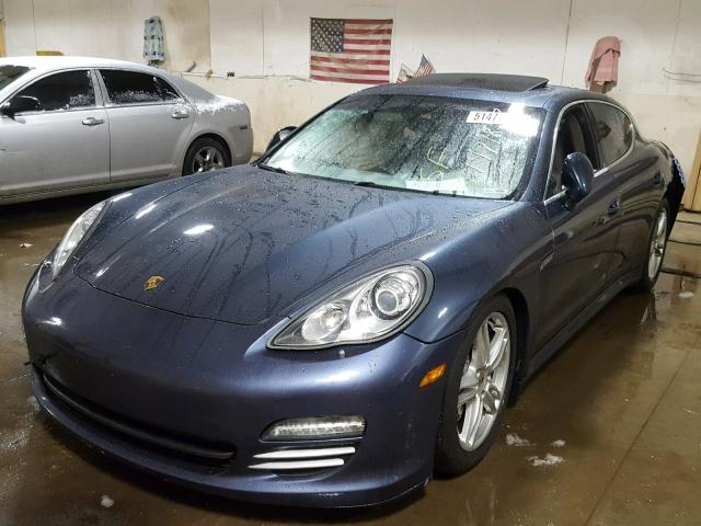 WP0AB2A79AL064284 - 2010 PORSCHE PANAMERA S BLUE photo 2