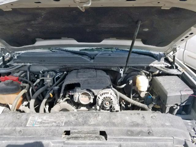 1GKUCEEF1AR247693 - 2010 GMC YUKON DENA SILVER photo 7