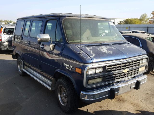 1GBEG25Z6SF229713 - 1995 CHEVROLET G20 BLUE photo 1