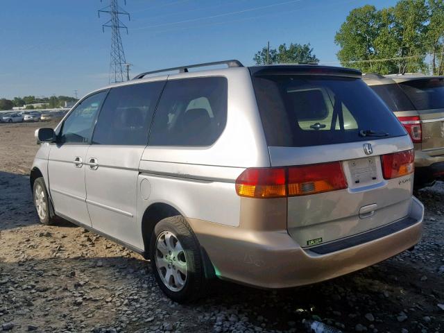 5FNRL18933B003858 - 2003 HONDA ODYSSEY EX GRAY photo 3