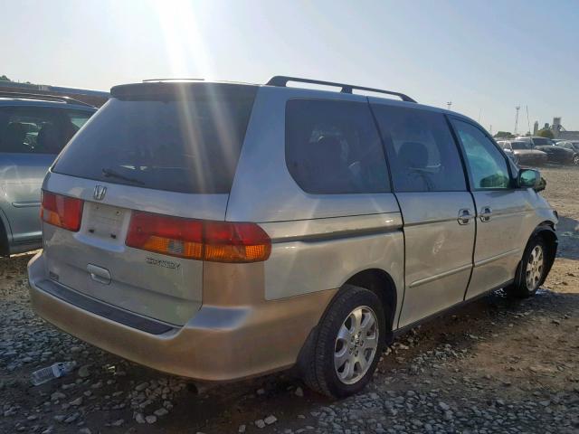 5FNRL18933B003858 - 2003 HONDA ODYSSEY EX GRAY photo 4