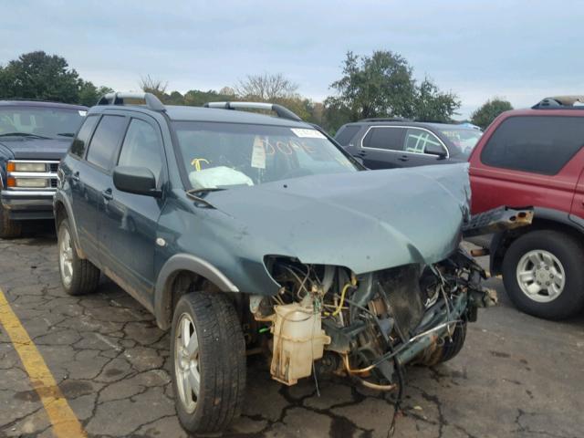 JA4LX41F65U005023 - 2005 MITSUBISHI OUTLANDER GREEN photo 1