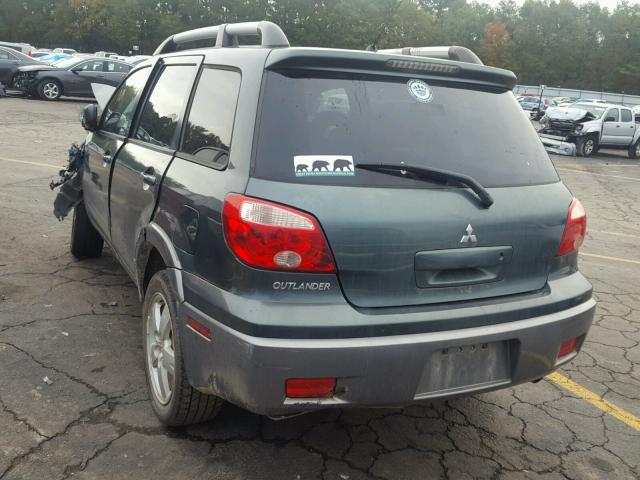 JA4LX41F65U005023 - 2005 MITSUBISHI OUTLANDER GREEN photo 3