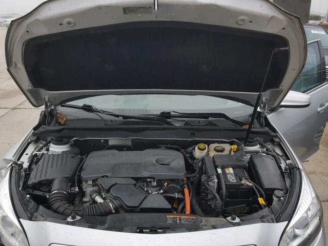 1G11D5RR2DF102810 - 2013 CHEVROLET MALIBU 1LT GRAY photo 7