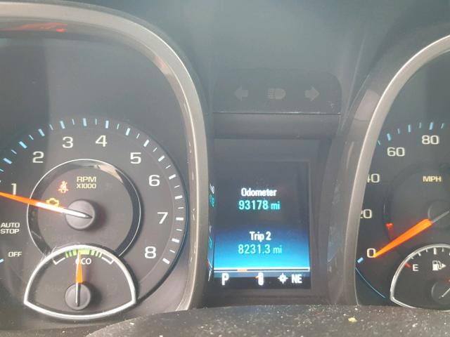 1G11D5RR2DF102810 - 2013 CHEVROLET MALIBU 1LT GRAY photo 8