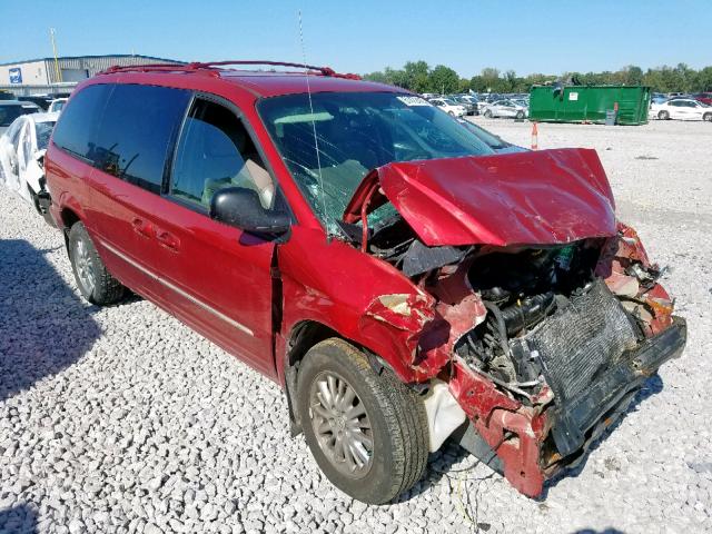 2C8GT64L13R205719 - 2003 CHRYSLER TOWN & COU RED photo 1