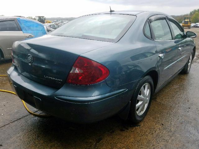 2G4WC582761146540 - 2006 BUICK LACROSSE C GREEN photo 4