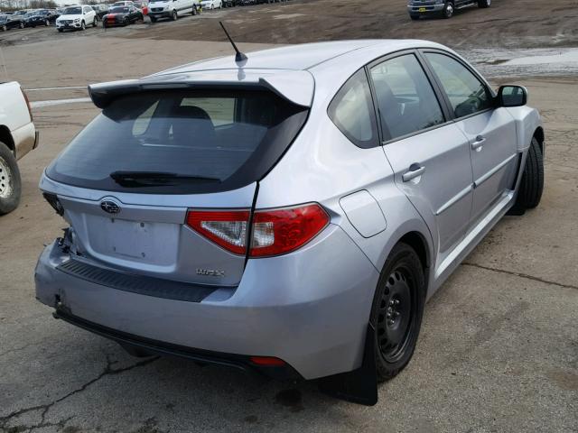 JF1GR7E67EG221917 - 2014 SUBARU IMPREZA WR SILVER photo 4