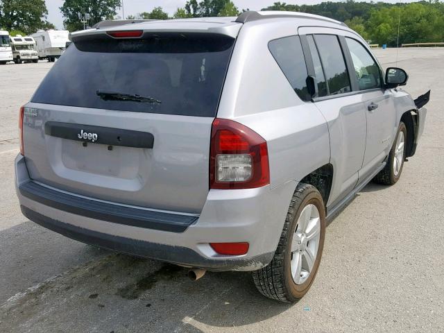 1C4NJCBB4FD334679 - 2015 JEEP COMPASS SP GRAY photo 4