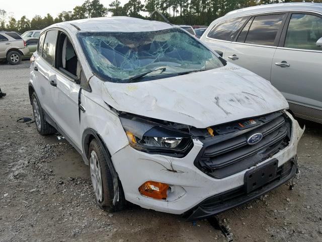 1FMCU0F7XJUC59106 - 2018 FORD ESCAPE S WHITE photo 1