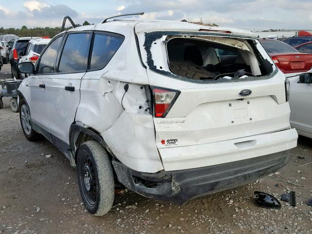 1FMCU0F7XJUC59106 - 2018 FORD ESCAPE S WHITE photo 3