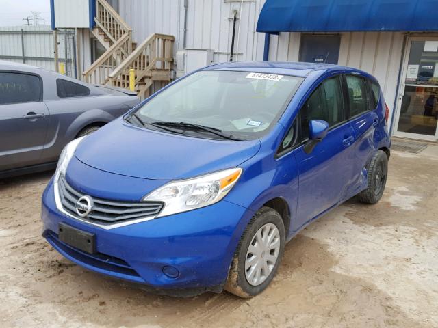 3N1CE2CP9GL365389 - 2016 NISSAN VERSA NOTE BLUE photo 2