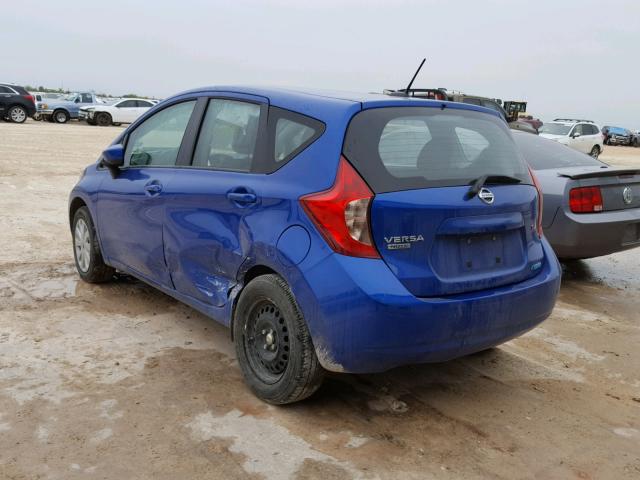 3N1CE2CP9GL365389 - 2016 NISSAN VERSA NOTE BLUE photo 3