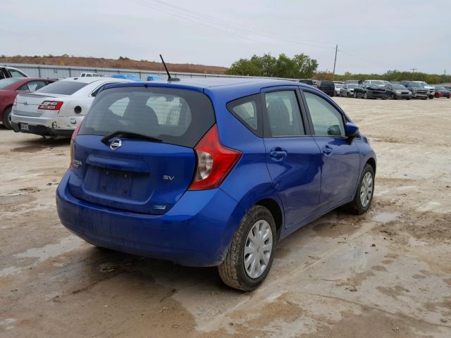 3N1CE2CP9GL365389 - 2016 NISSAN VERSA NOTE BLUE photo 4