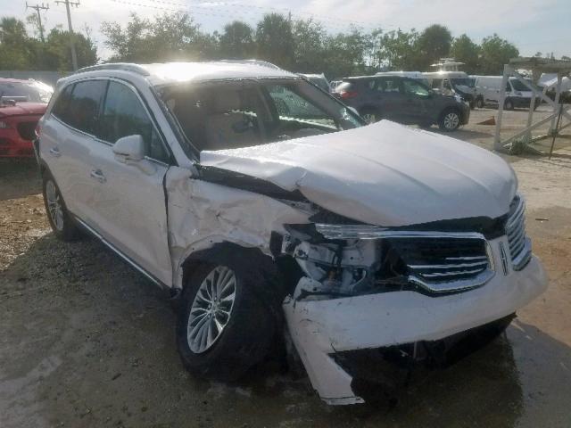 2LMTJ6KR6GBL90300 - 2016 LINCOLN MKX SELECT WHITE photo 1