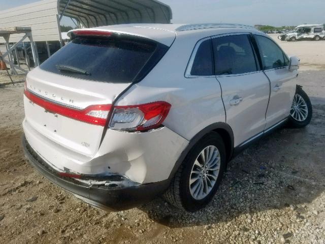 2LMTJ6KR6GBL90300 - 2016 LINCOLN MKX SELECT WHITE photo 4