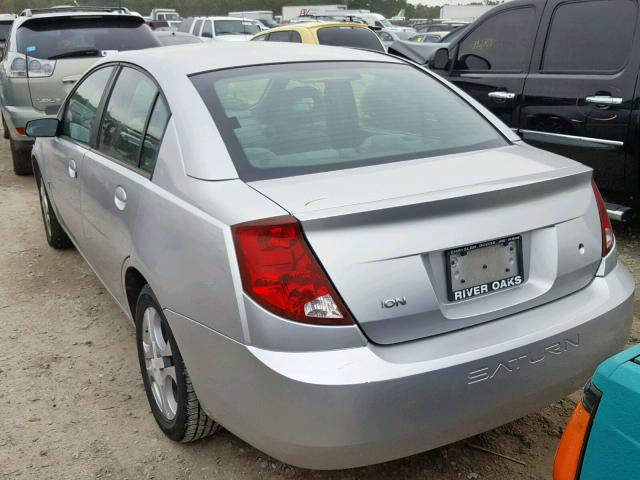 1G8AL52F83Z102344 - 2003 SATURN ION LEVEL SILVER photo 3