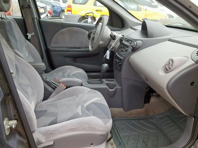 1G8AL52F83Z102344 - 2003 SATURN ION LEVEL SILVER photo 5