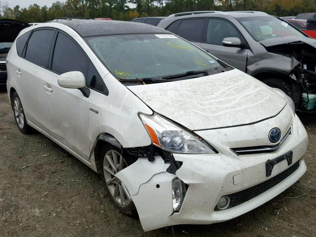 JTDZN3EU9D3261038 - 2013 TOYOTA PRIUS V WHITE photo 1