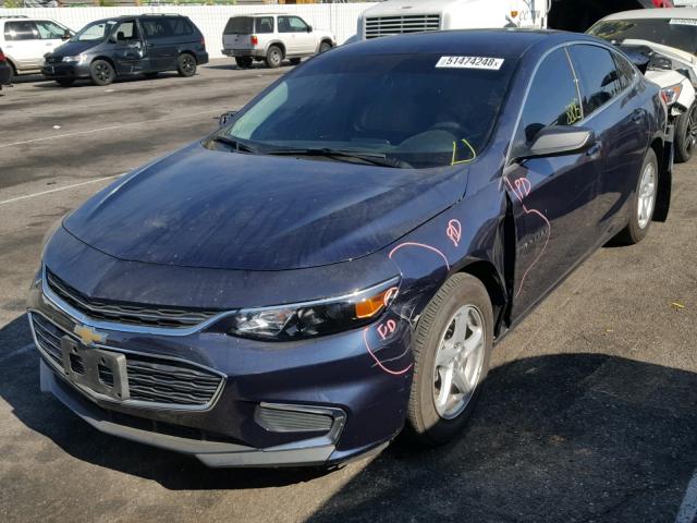 1G1ZB5ST4JF178975 - 2018 CHEVROLET MALIBU LS 蓝色 照片 2