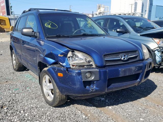 KM8JM12B36U253517 - 2006 HYUNDAI TUCSON GL BLUE photo 1