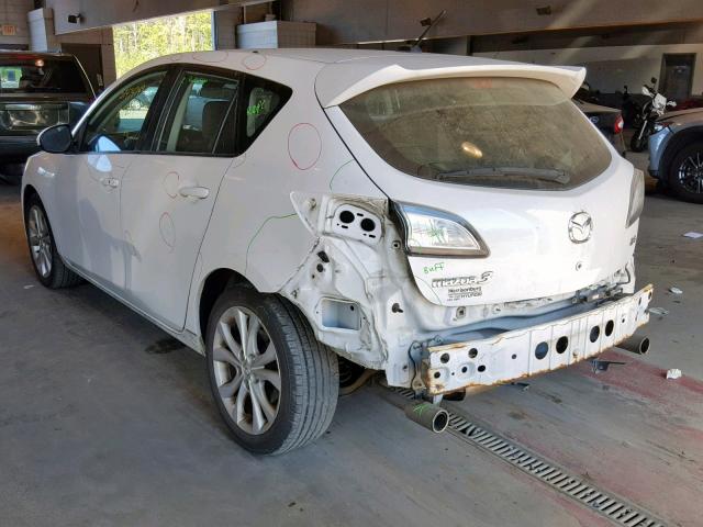 JM1BL1K66B1426800 - 2011 MAZDA 3 S WHITE photo 3