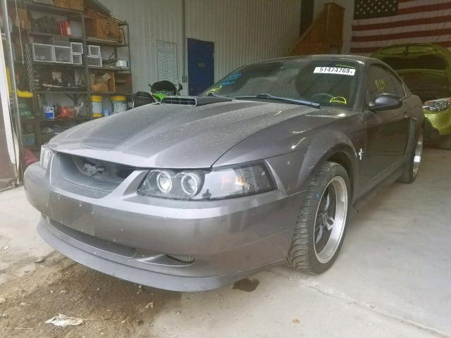 1FAFP42R53F443132 - 2003 FORD MUSTANG MA GRAY photo 2