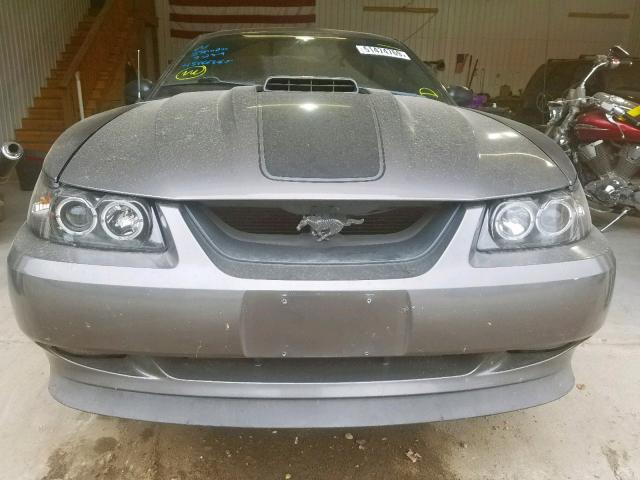 1FAFP42R53F443132 - 2003 FORD MUSTANG MA GRAY photo 9