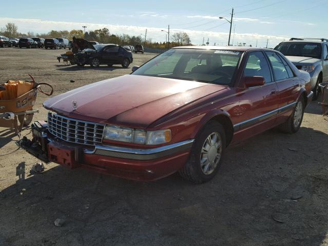 1G6KS52Y7SU828659 - 1995 CADILLAC SEVILLE SL RED photo 2