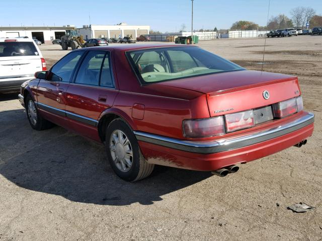 1G6KS52Y7SU828659 - 1995 CADILLAC SEVILLE SL RED photo 3