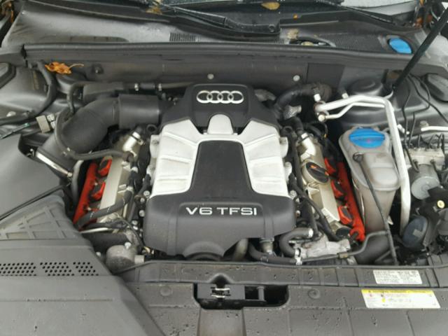 WAUKGAFL4DA051364 - 2013 AUDI S4 PRESTIG GRAY photo 7