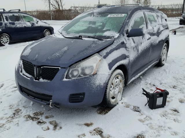 5Y2SL67889Z410343 - 2009 PONTIAC VIBE BLUE photo 2