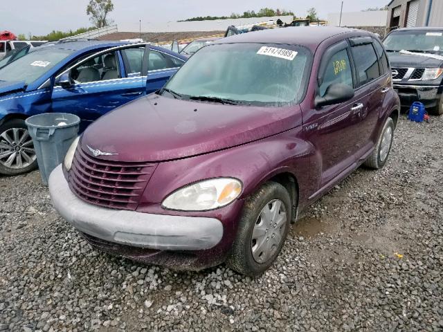 3C4FY4BB41T554932 - 2001 CHRYSLER PT CRUISER PURPLE photo 2