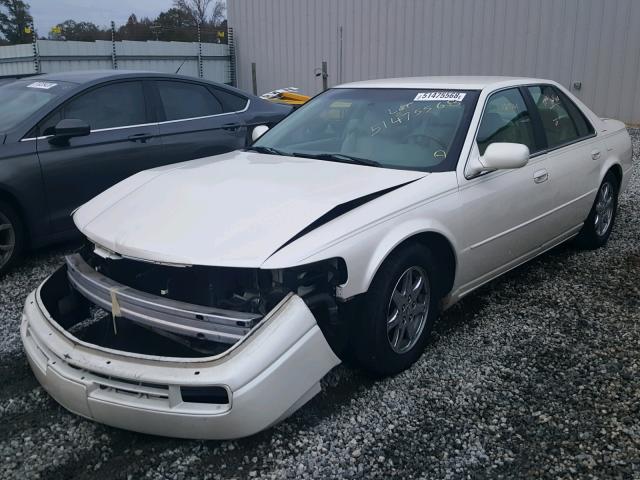 1G6KY54922U303299 - 2002 CADILLAC SEVILLE ST WHITE photo 2