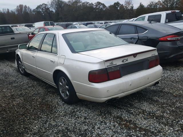 1G6KY54922U303299 - 2002 CADILLAC SEVILLE ST WHITE photo 3