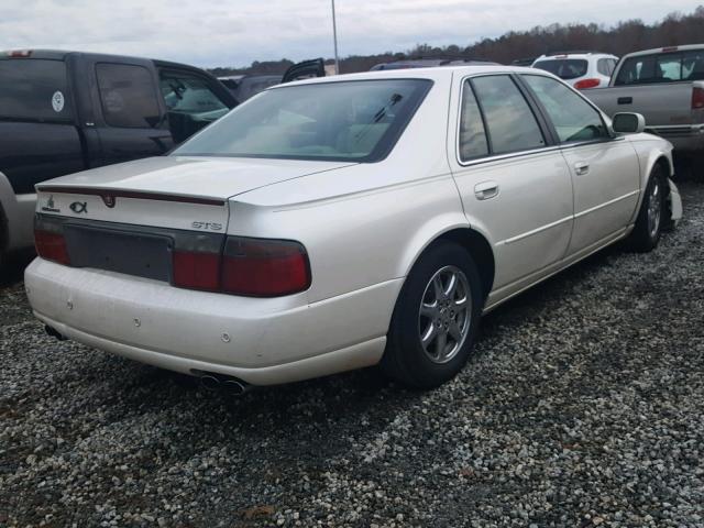 1G6KY54922U303299 - 2002 CADILLAC SEVILLE ST WHITE photo 4