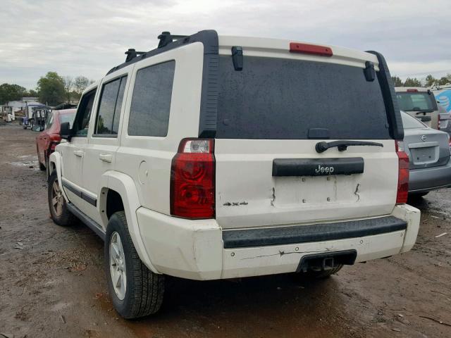 1J8HG48N17C533739 - 2007 JEEP COMMANDER თეთრი ფოტო 3