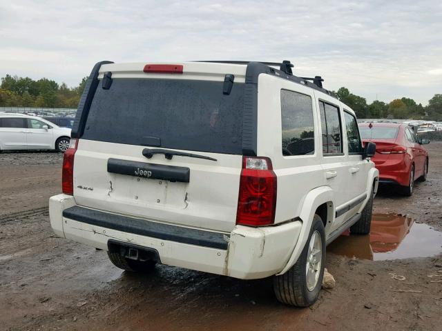 1J8HG48N17C533739 - 2007 JEEP COMMANDER თეთრი ფოტო 4
