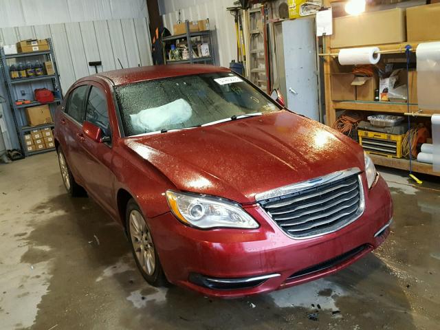 1C3CCBAB3EN146732 - 2014 CHRYSLER 200 LX RED photo 1