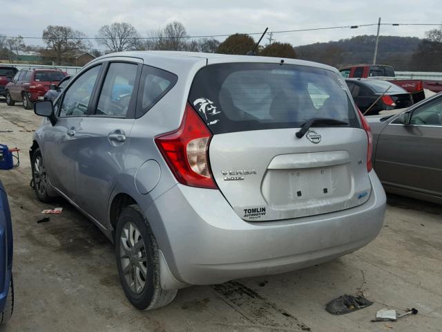 3N1CE2CP3FL435760 - 2015 NISSAN VERSA NOTE SILVER photo 3