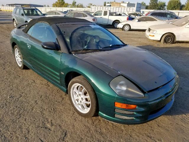 4A3AE85H31E224495 - 2001 MITSUBISHI ECLIPSE SP GREEN photo 1