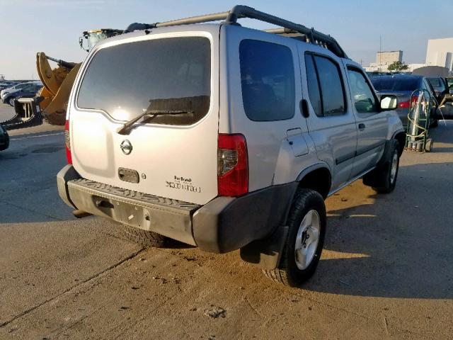 5N1ED28T83C696593 - 2003 NISSAN XTERRA XE SILVER photo 4