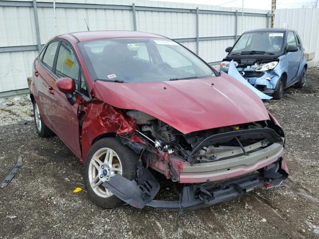 3FADP4BJ1HM135366 - 2017 FORD FIESTA SE RED photo 1
