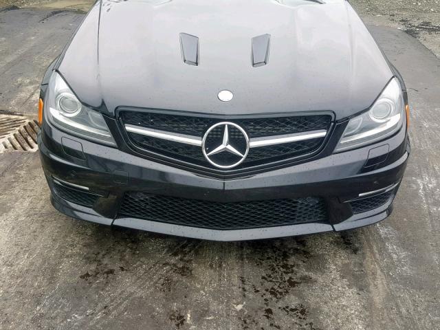 WDDGJ7HB1FG406501 - 2015 MERCEDES-BENZ C 63 AMG BLACK photo 9